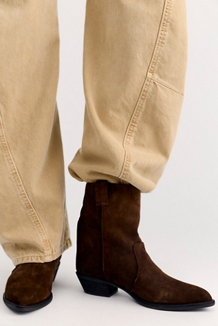 Женские ботинки Jeffrey Campbell Far Away Skies Ankle, цвет: Коричневый замшевый