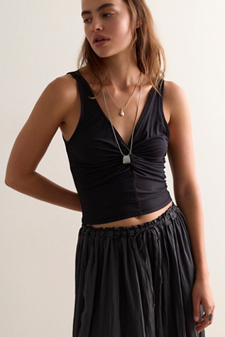 We’re Going Out Tank Top by Intimately at Free People in Black, Size: XL
