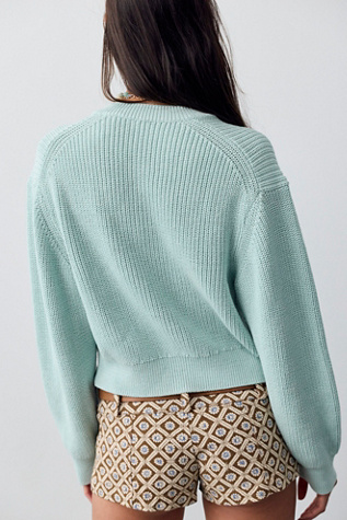 Женские кардиганы Free People Vienna Cotton Knit Cardi, цвет: Синий — фото 2