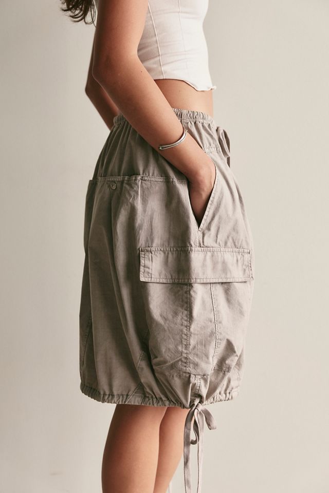 We The Free Arlo Cargo Midi Skirt #2