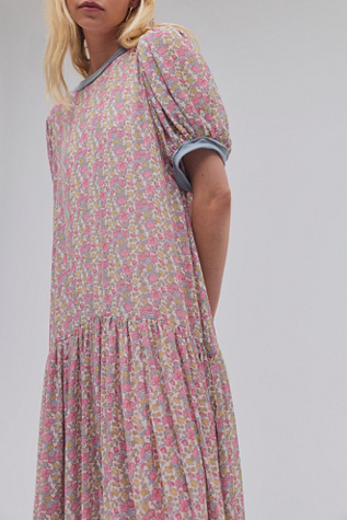 Courtside Crush Maxi Dress by Free People in Pink, Size: M