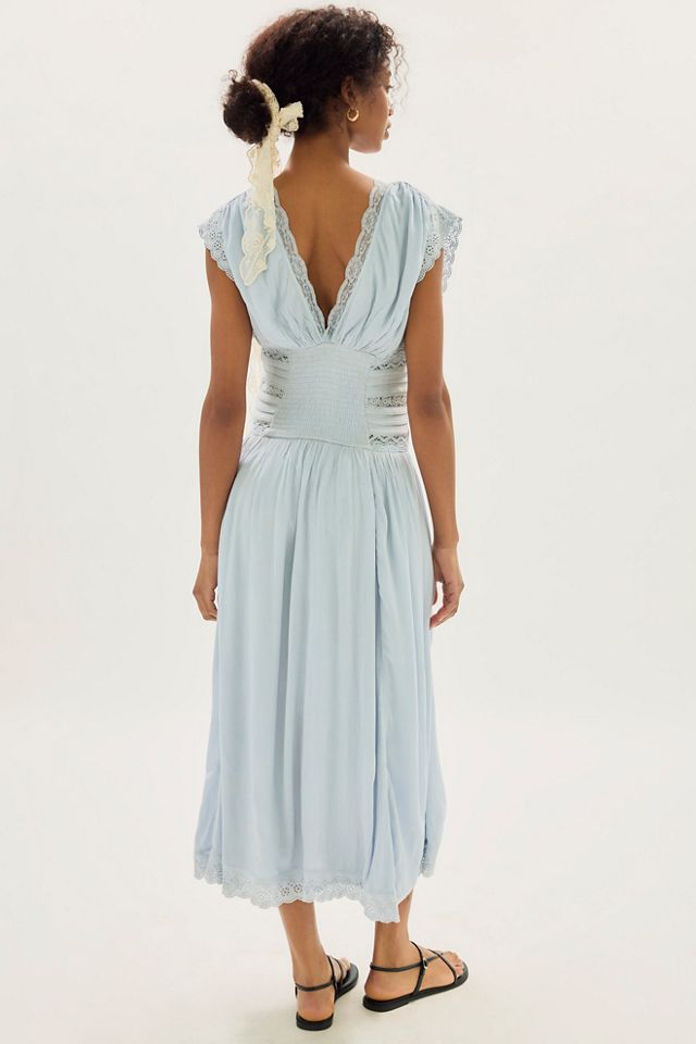 Swimming Across The Sky Midi Dress #1