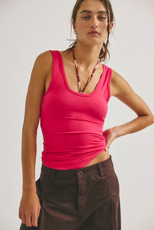 トップス theredthread message tank red GEER-WS68_V1.jpg