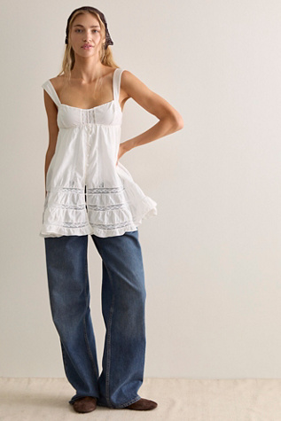 Soft Launch Bodysuit by Free People in White, Size: S