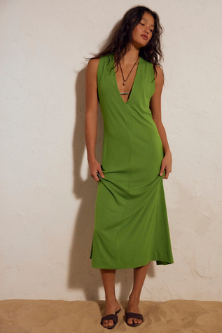 Green Midi Dresses: Sage, Emerald + Olive | Free People