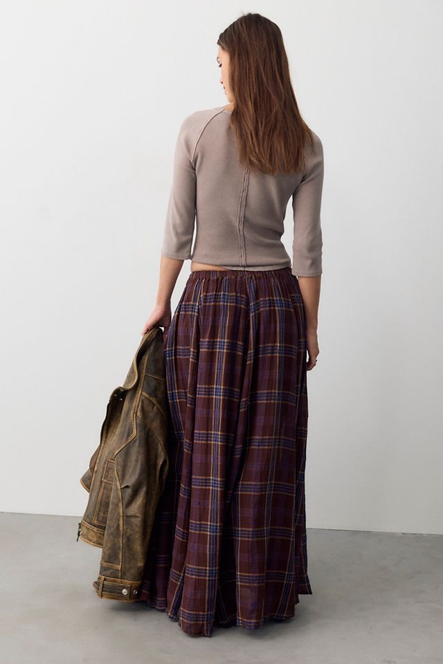 Ives Mid-Rise Pull-On Maxi Skirt #1