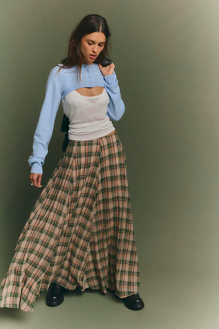 Ives Mid-Rise Pull-On Maxi Skirt