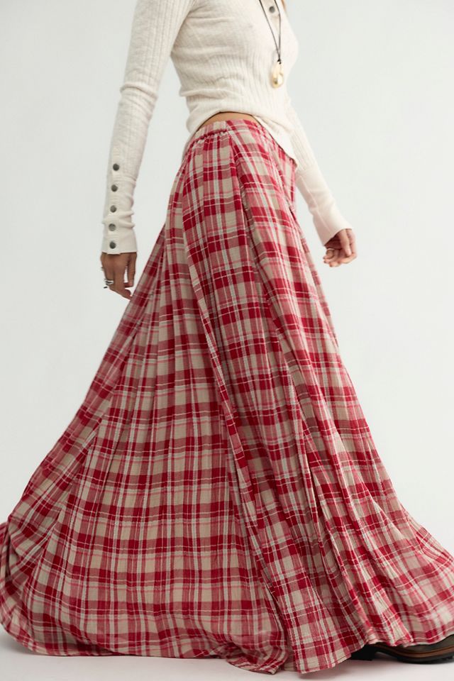 Ives Mid-Rise Pull-On Maxi Skirt #1