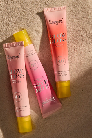 Supergoop! Glow Gloss Lip Balm SPF 40 at Free People in Pink