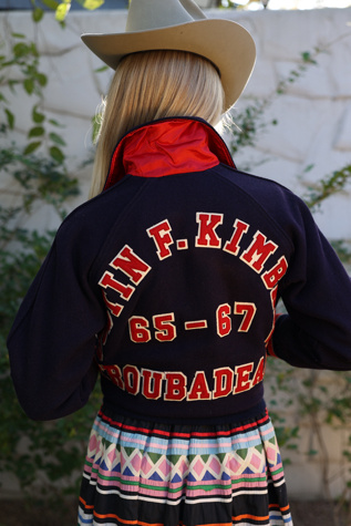 Женская куртка Lauren Owen of Texas Vintage Speedline Varsity, цвет: Синий — фото 2