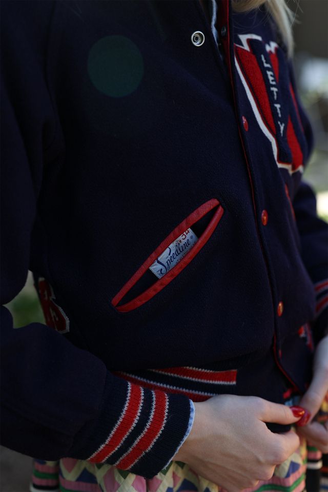 Vintage Speedline Varsity Jacket by Lauren Owen of Texas #2