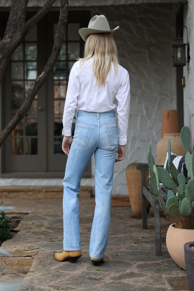 Vintage Levi's Orange Tab High-Rise Bootleg Light Wash Jeans by Lauren Owen of Texas #2