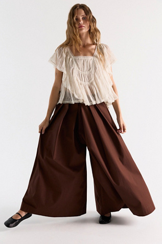 Lasting Impression Wide-Leg Trousers