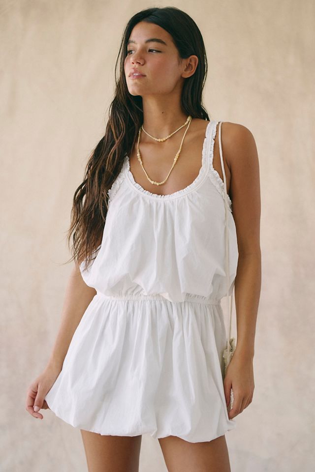 rosebud broderie off the shoulder mini dress white Rozerie Off Shoulder Mini Dress White main image 1