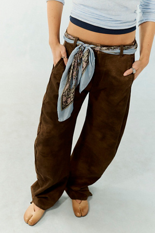 We The Free Spotlight Vegan Suede Trousers