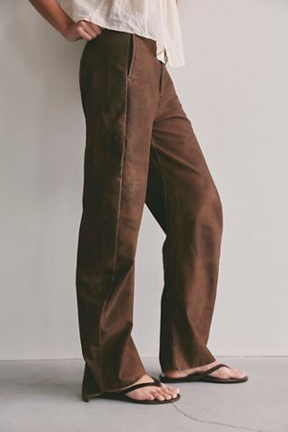 We The Free Spotlight Vegan Suede Trousers