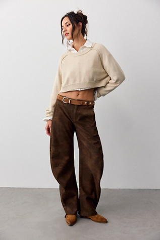 Pantalon en suède végétalien Spotlight We The Free