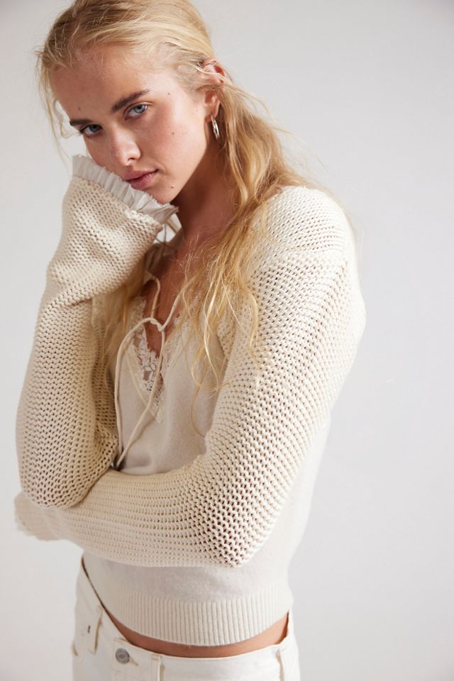 Dafne Knit Cropped Bolero Sweater #1