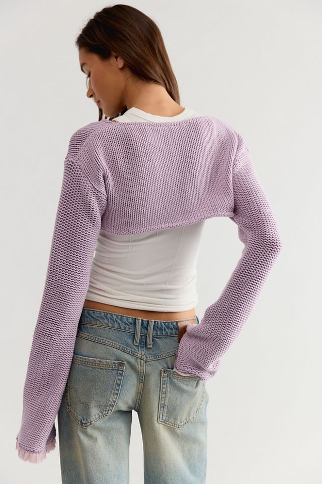 Dafne Knit Cropped Bolero Sweater #2