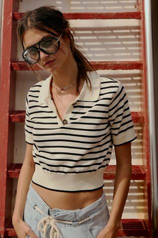 We The Free Perfect Striped Polo