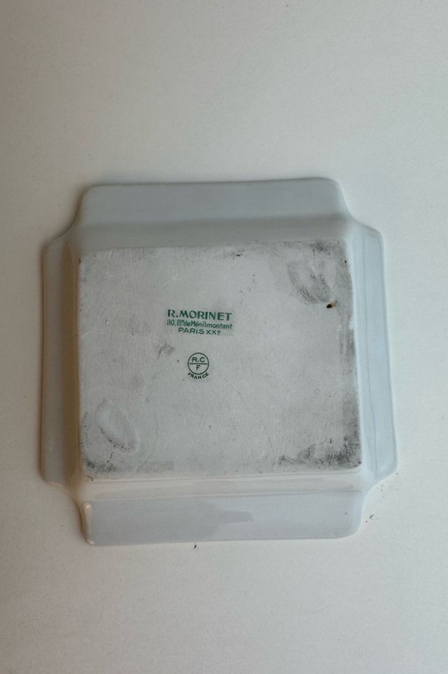Vintage Auberge d’Armaville French Porcelain Ashtray, selected by Stagecoach Home Design LLC #2