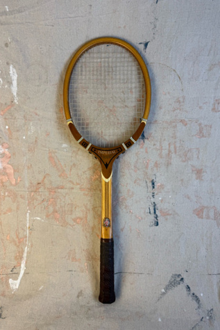 Vintage Imperial Wooden Tennis Racket, selected by Stagecoach Home Design LLC