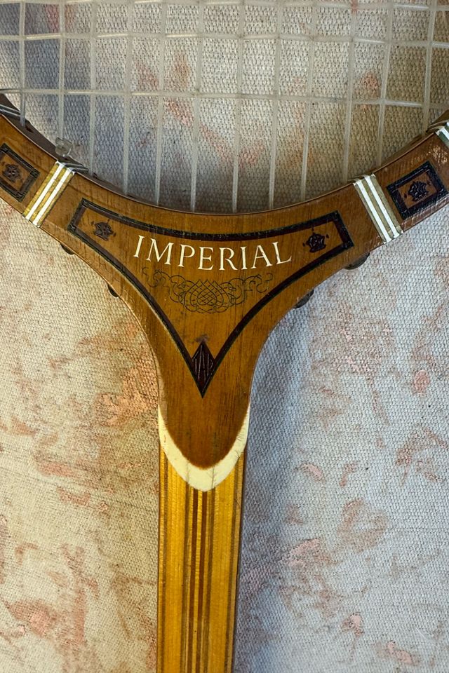 Vintage Imperial Wooden Tennis Racket, selected by Stagecoach Home Design LLC #1