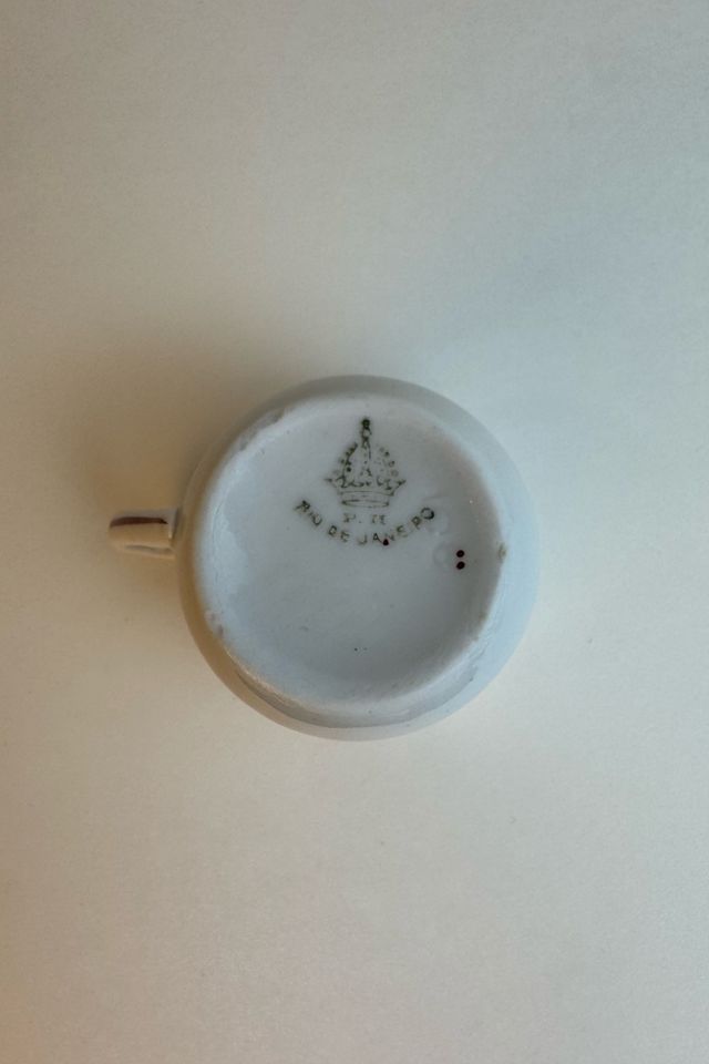 Vintage Jequiti Brazilian Porcelain Espresso Cup, selected by Stagecoach Home Design LLC #3