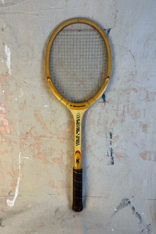 Vintage Kawasaki Wooden Tennis Racket, selected by Stagecoach Home Design LLC