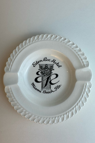 Vintage Eden Roc Hotel Miami Beach Porcelain Ashtray, selected by Stagecoach Home Design LLC