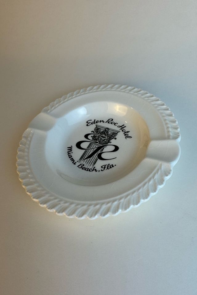 Vintage Eden Roc Hotel Miami Beach Porcelain Ashtray, selected by Stagecoach Home Design LLC #1