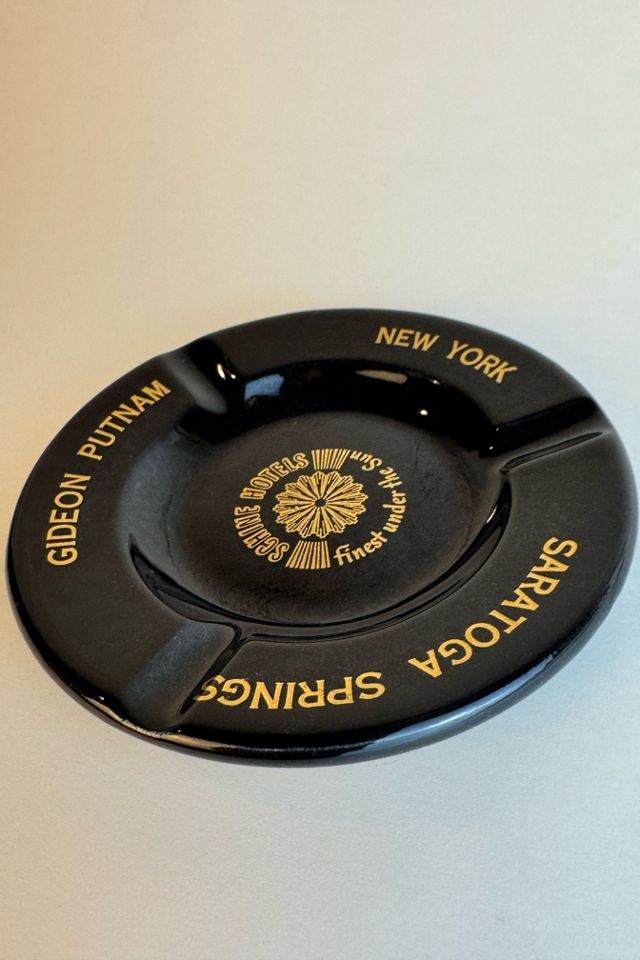 Vintage Saritoga Springs Gideon Putnam Hotel Porcelain Ashtray, selected by Stagecoach Home Design LLC #1