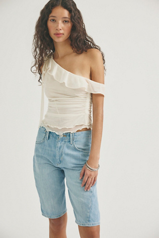 We The Free Beck Low-Rise Twisted Shorts