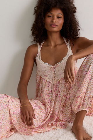 Summer Crush Jumpsuit by Free People in Pink, Size: M