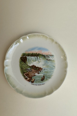 Antique German Niagara Falls Souvenir Plate, selected by Stagecoach Home Design LLC