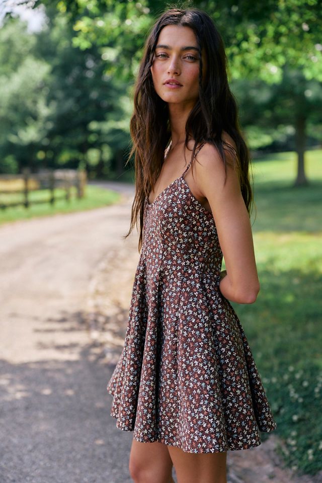 Mini-robe imprimée Tan Lines #1