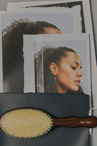 BUR BUR The Mermaid Essential Boar Bristle Brush at Free People in Brown