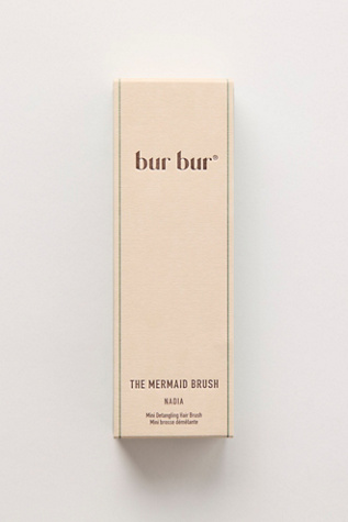 Мини-щётка для мокрых волос BUR BUR The Mermaid Wet Detangling, цвет: Коричневый — фото 4