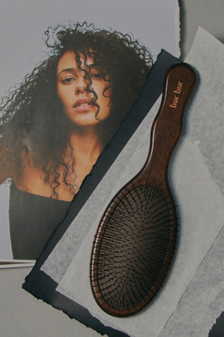 BUR BUR The Mermaid Wet Detangling Brush at Free People in Brown
