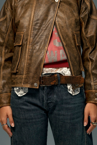 We The Free Dallas Distressed Belt