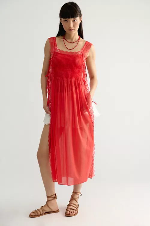 Loren Apron Maxi Top