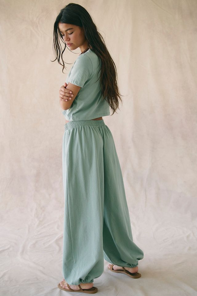 Stella Cotton-Jersey Pant Set #1