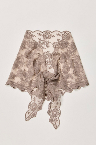 Forever Lace Triangle Scarf