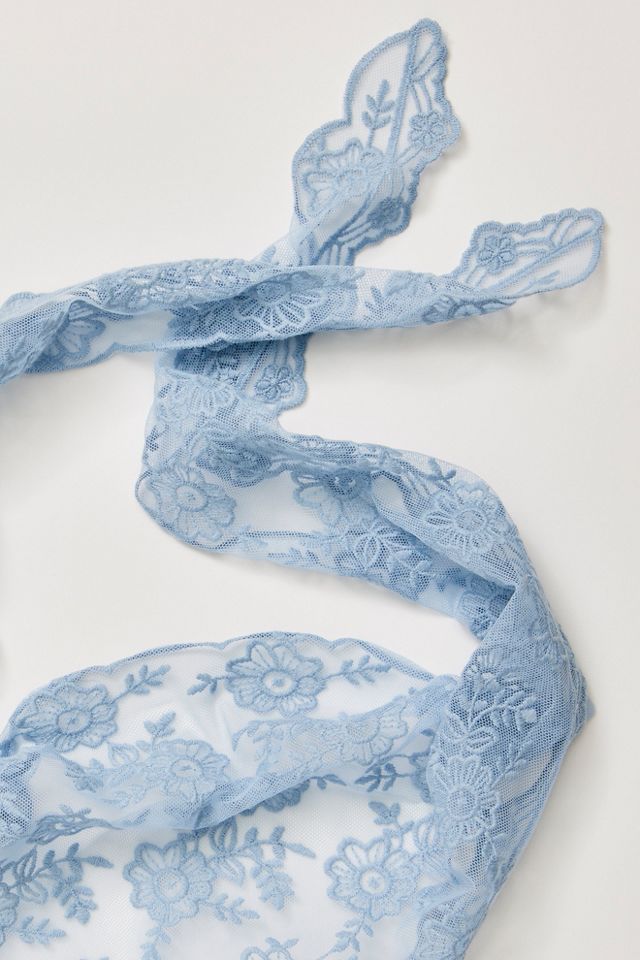 Forever Lace Triangle Scarf #1