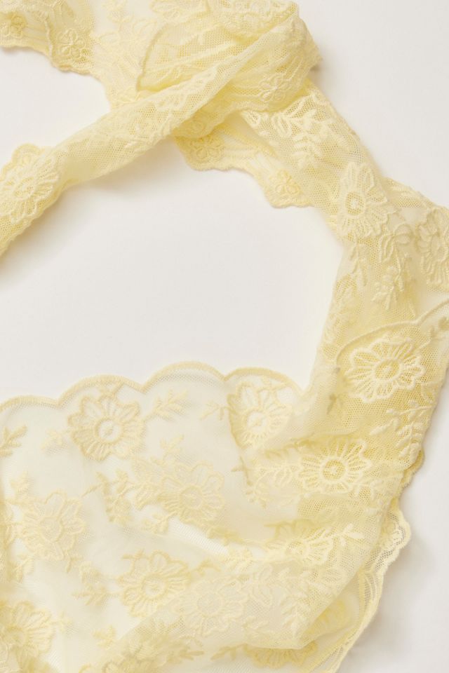 Forever Lace Triangle Scarf #2