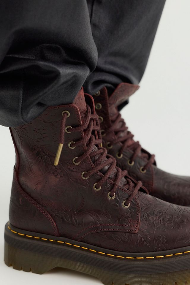 Dr. Martens Jadon Floral Emboss Lace-Up Boots #2