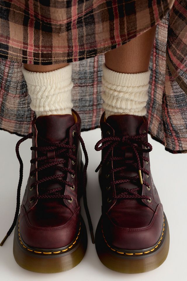 Dr. Martens for Free People Buzz Floral Emboss Leather Boots #1