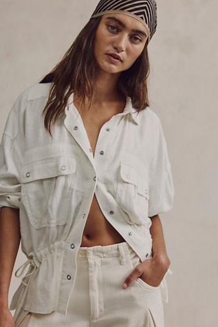 We The Free Sunout Linen Top
