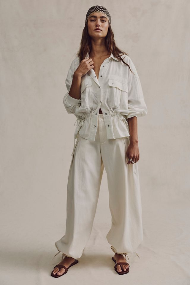 We The Free Sunout Linen Top #3