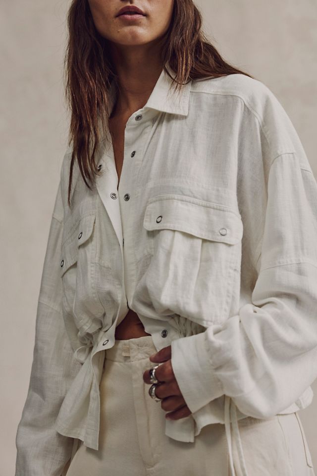 We The Free Sunout Linen Top #2